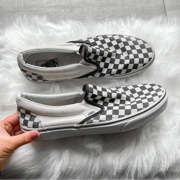 Vans Other - Vans checkered slip on sneakers